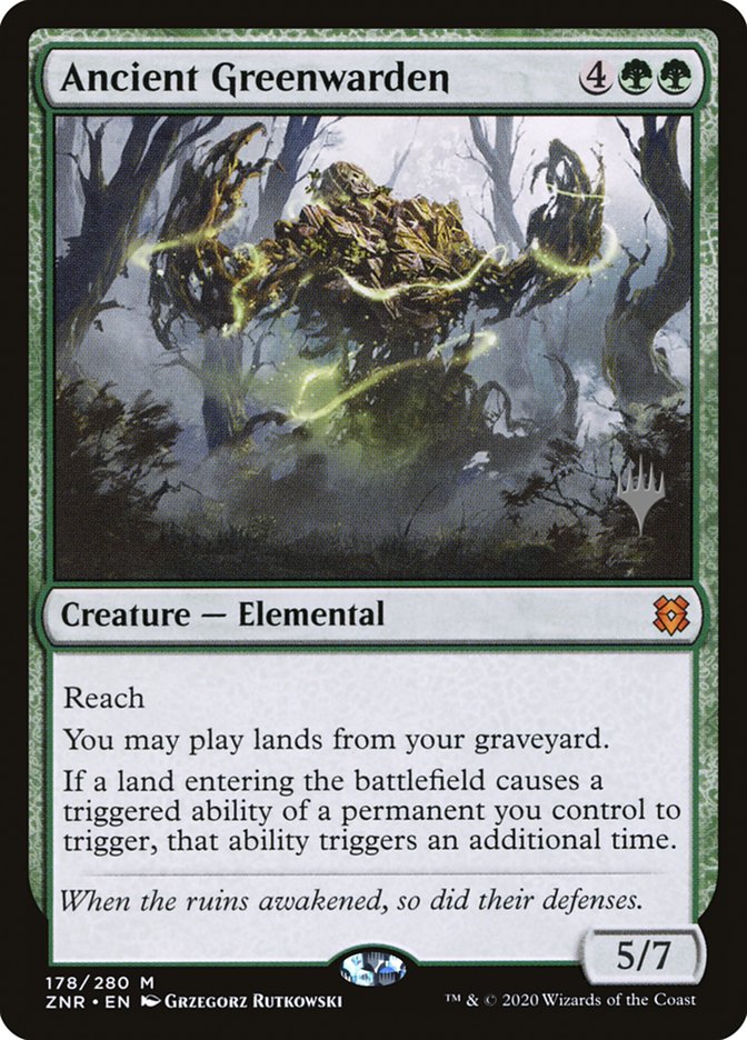 Ancient Greenwarden (Promo Pack) [Zendikar Rising Promos] | Kessel Run Games Inc. 