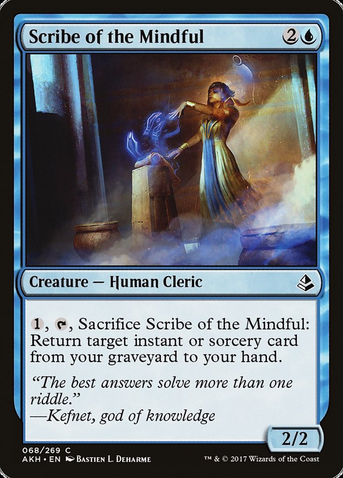 Scribe of the Mindful [Amonkhet] | Kessel Run Games Inc. 