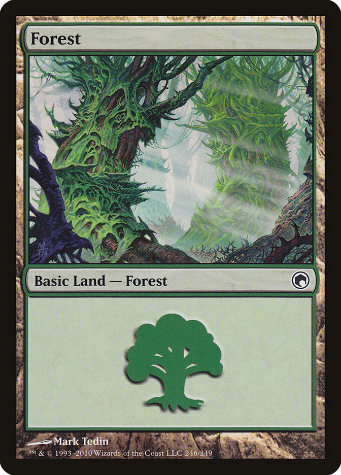 Forest (246) [Scars of Mirrodin] | Kessel Run Games Inc. 