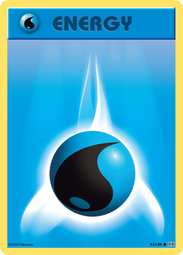 Water Energy (93/108) [XY: Evolutions] | Kessel Run Games Inc. 