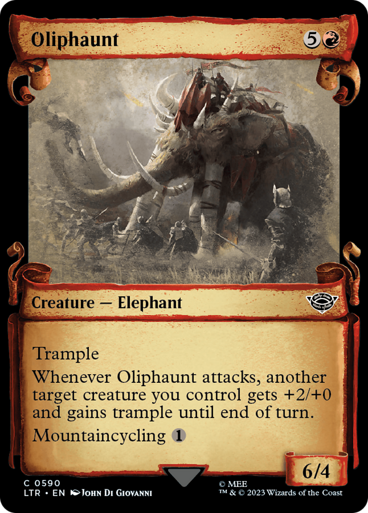 Oliphaunt [The Lord of the Rings: Tales of Middle-Earth Showcase Scrolls] | Kessel Run Games Inc. 
