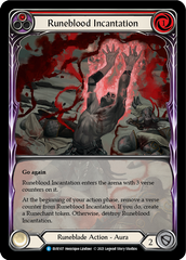 Runeblood Incantation (Red) [EVR107] (Everfest)  1st Edition Extended Art Rainbow Foil | Kessel Run Games Inc. 