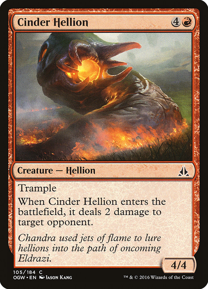 Cinder Hellion [Oath of the Gatewatch] | Kessel Run Games Inc. 