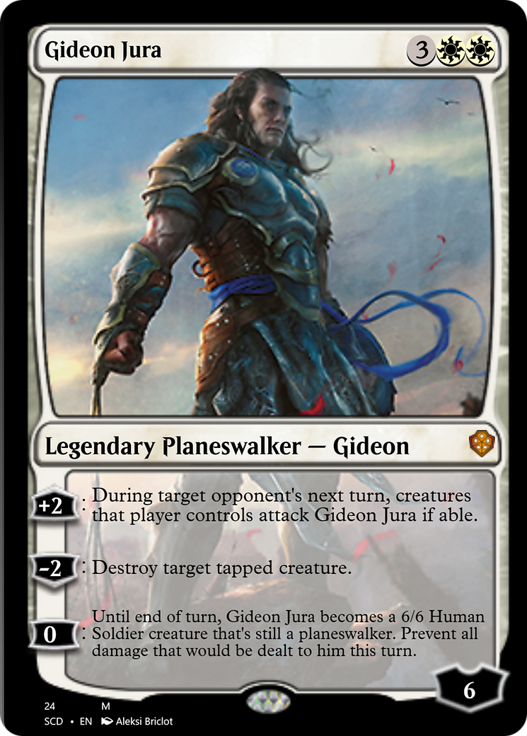 Gideon Jura [Starter Commander Decks] | Kessel Run Games Inc. 