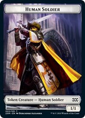 Human Soldier // Tuktuk the Returned Double-Sided Token [Double Masters Tokens] | Kessel Run Games Inc. 