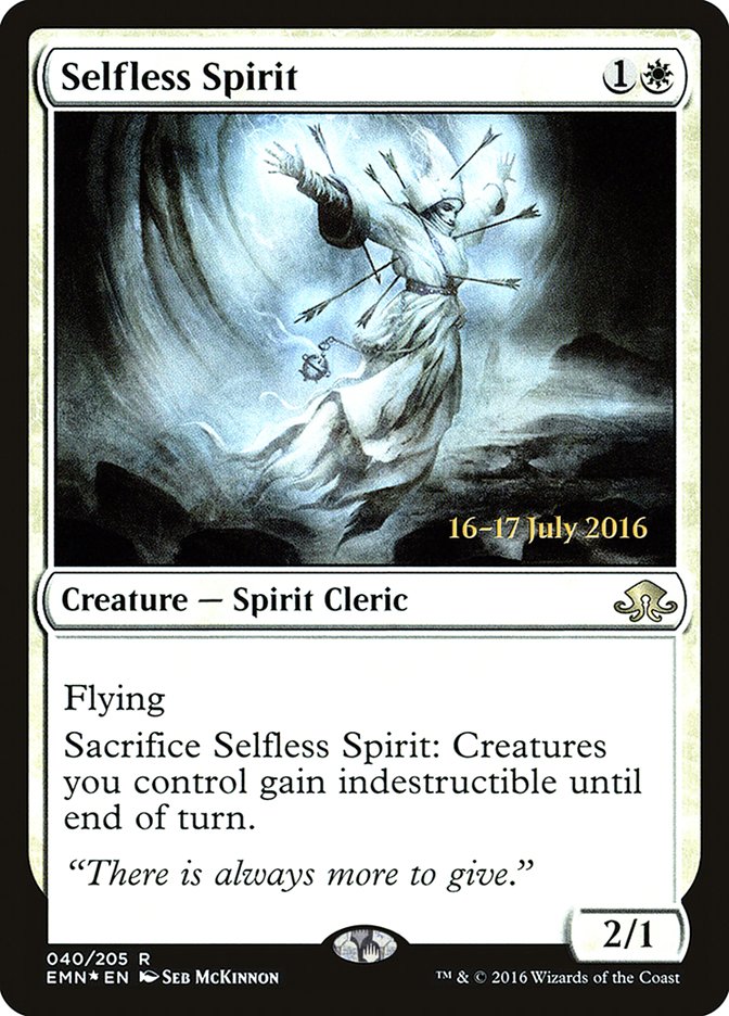 Selfless Spirit [Eldritch Moon Prerelease Promos] | Kessel Run Games Inc. 