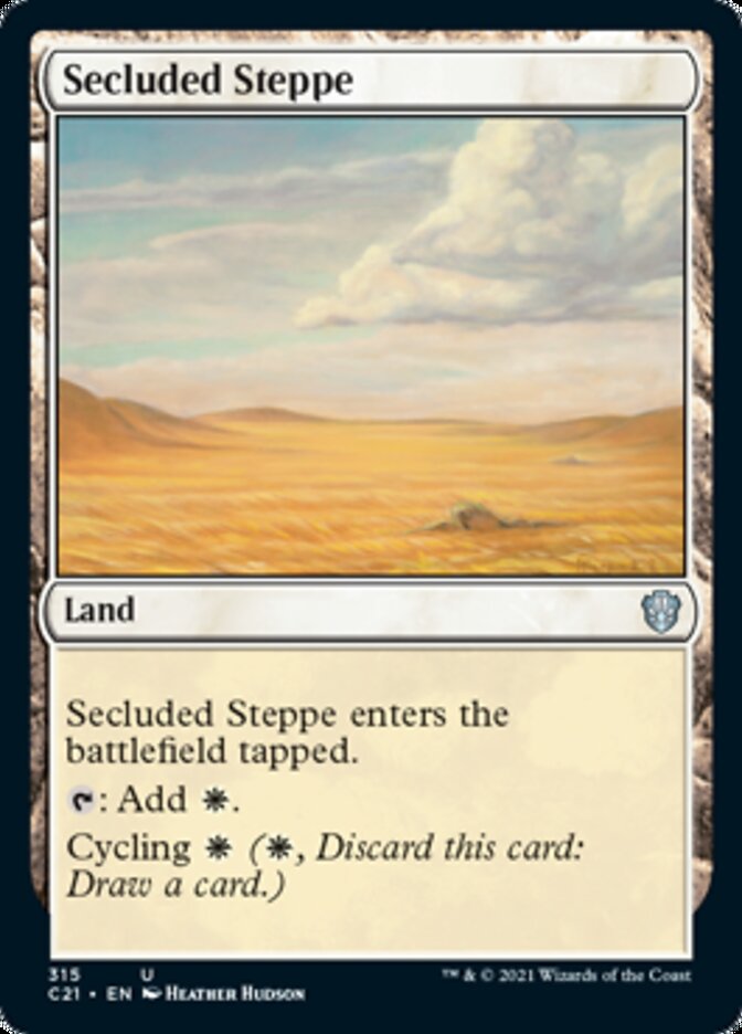 Secluded Steppe [Commander 2021] | Kessel Run Games Inc. 