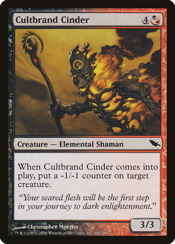 Cultbrand Cinder [Shadowmoor] | Kessel Run Games Inc. 