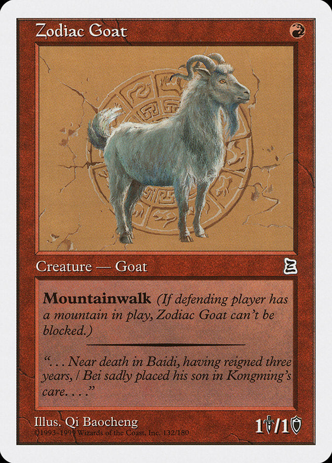 Zodiac Goat [Portal Three Kingdoms] | Kessel Run Games Inc. 