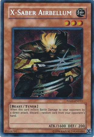 X-Saber Airbellum [HA01-EN011] Secret Rare | Kessel Run Games Inc. 