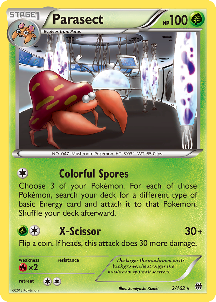 Parasect (2/162) [XY: BREAKthrough] | Kessel Run Games Inc. 