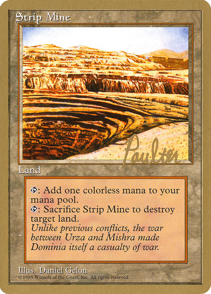 Strip Mine (Preston Poulter) [Pro Tour Collector Set] | Kessel Run Games Inc. 