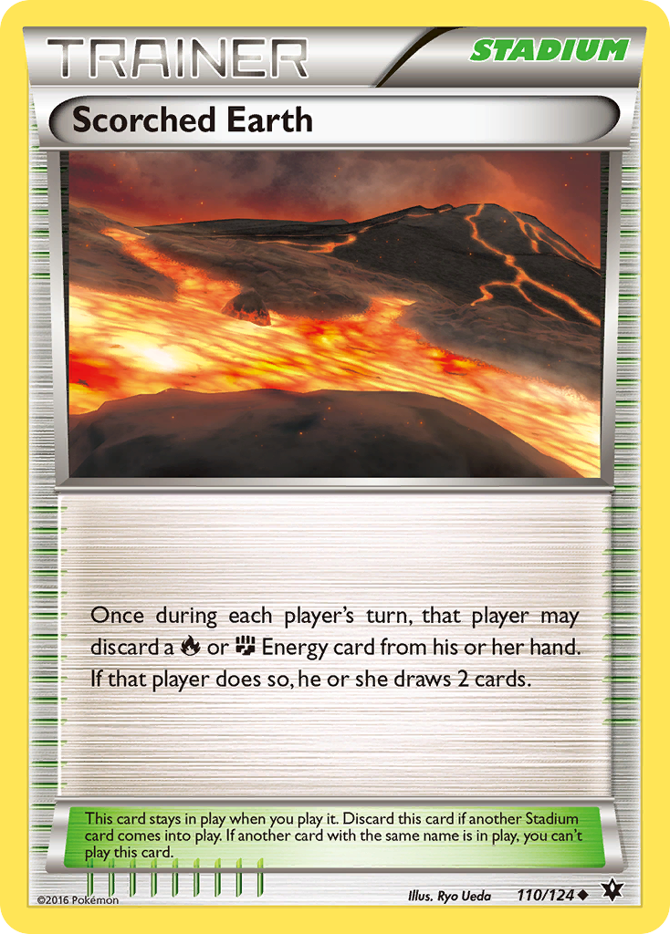 Scorched Earth (110/124) [XY: Fates Collide] | Kessel Run Games Inc. 