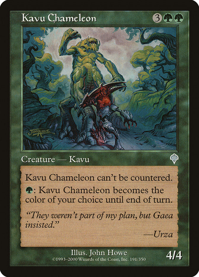 Kavu Chameleon [Invasion] | Kessel Run Games Inc. 