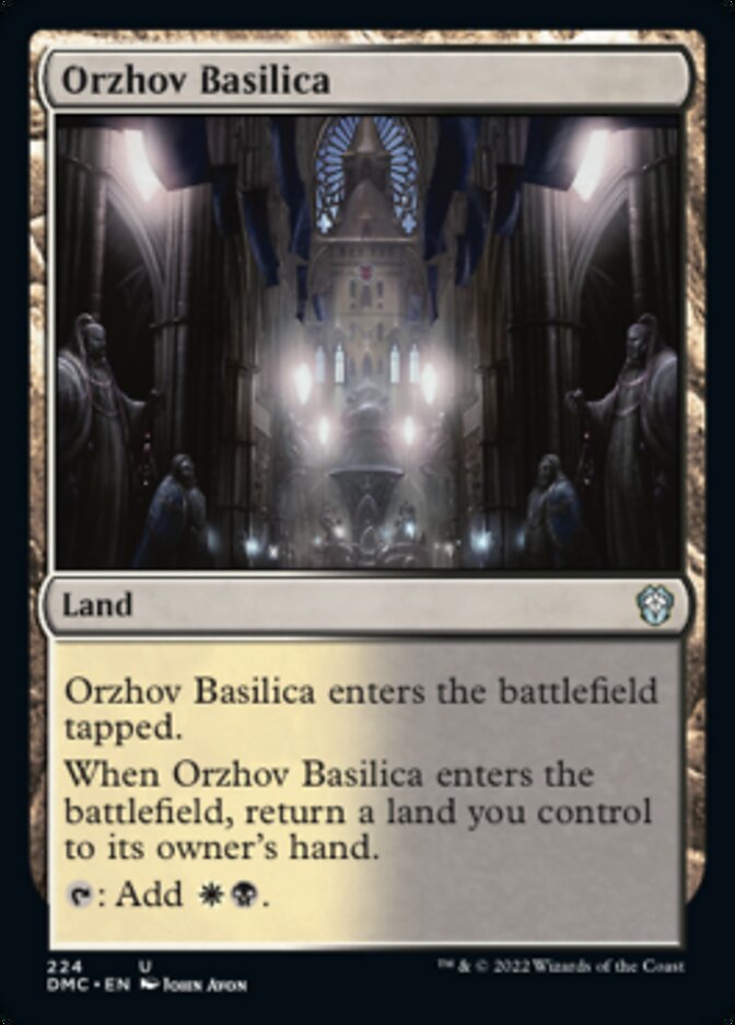 Orzhov Basilica [Dominaria United Commander] | Kessel Run Games Inc. 