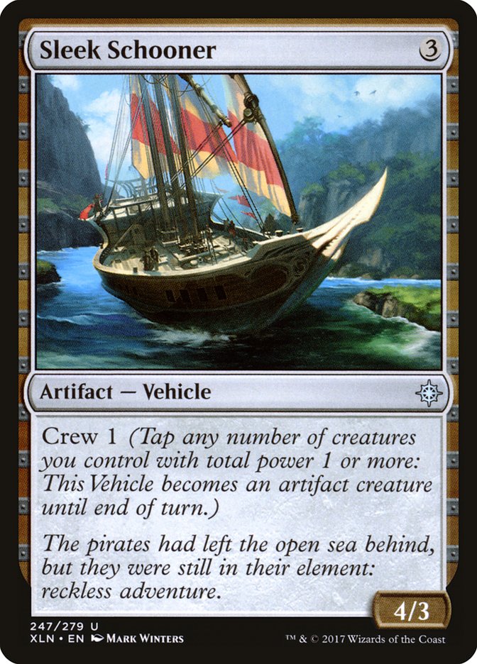 Sleek Schooner [Ixalan] | Kessel Run Games Inc. 