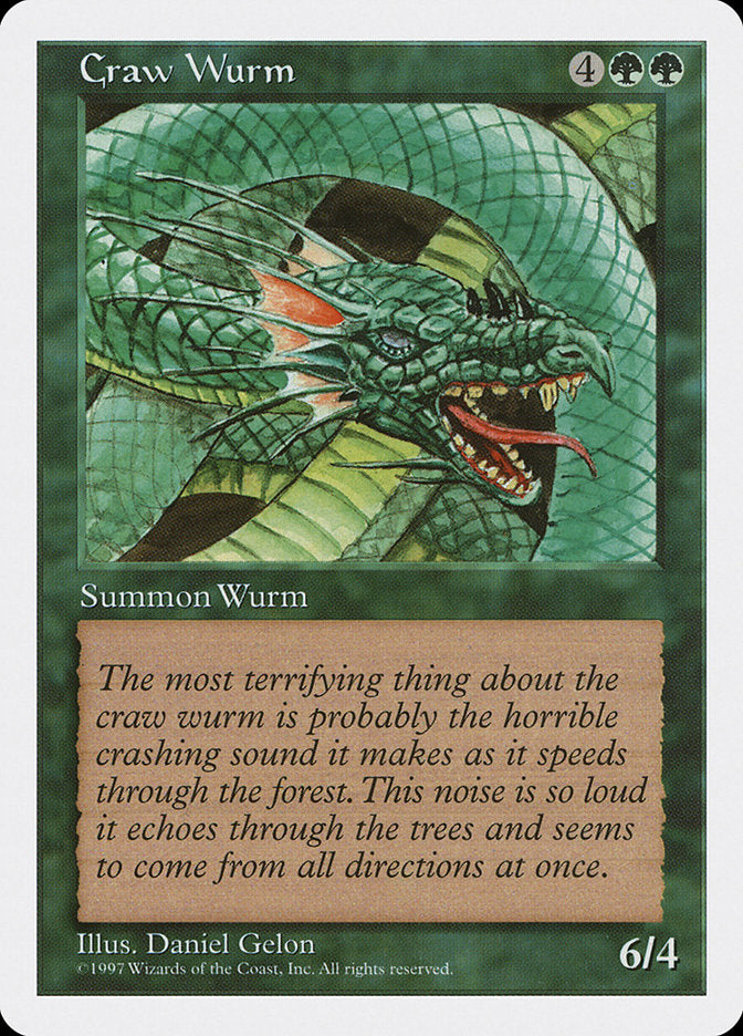 Craw Wurm [Fifth Edition] | Kessel Run Games Inc. 