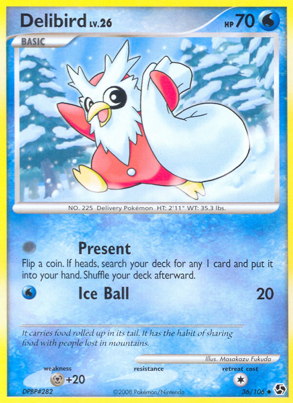 Delibird (36/106) [Diamond & Pearl: Great Encounters] | Kessel Run Games Inc. 