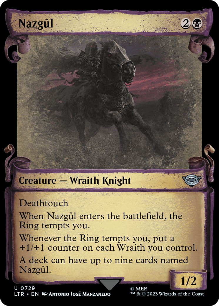 Nazgul (0729) [The Lord of the Rings: Tales of Middle-Earth Showcase Scrolls] | Kessel Run Games Inc. 