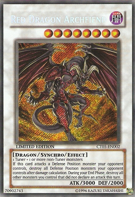 Red Dragon Archfiend [CT05-EN002] Secret Rare | Kessel Run Games Inc. 