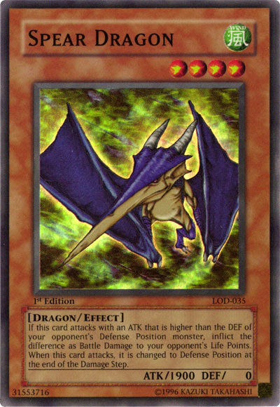 Spear Dragon [LOD-035] Super Rare | Kessel Run Games Inc. 