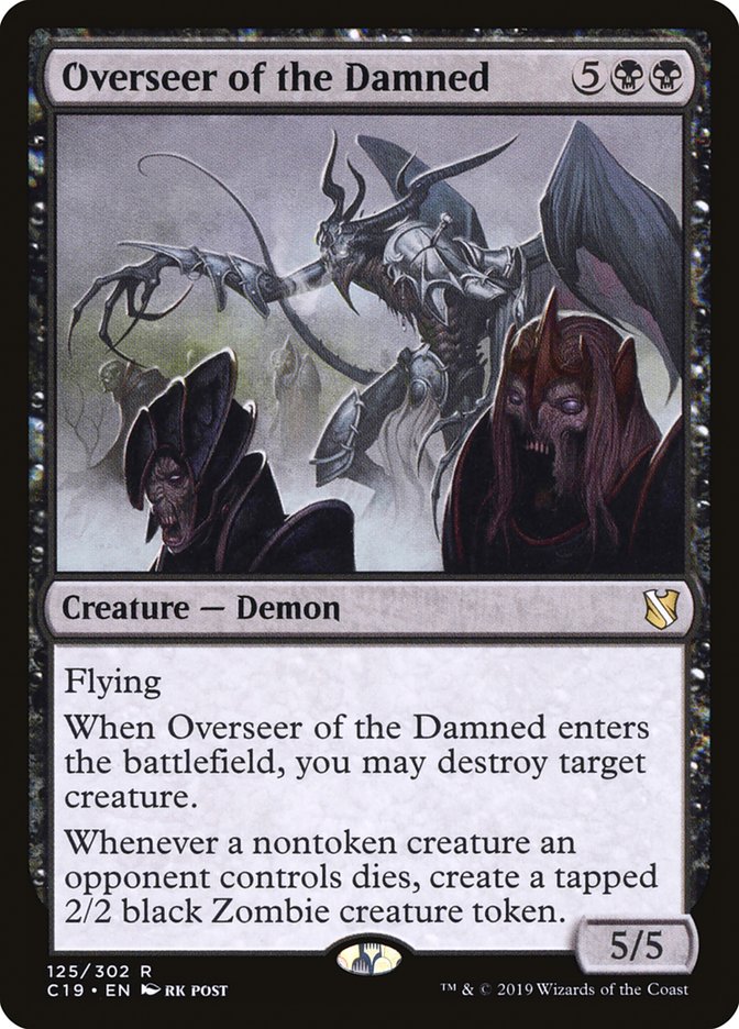 Overseer of the Damned [Commander 2019] | Kessel Run Games Inc. 