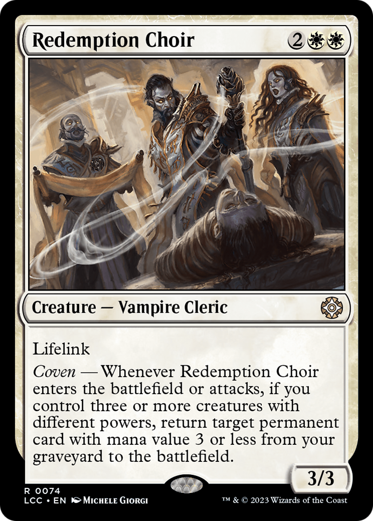 Redemption Choir [The Lost Caverns of Ixalan Commander] | Kessel Run Games Inc. 