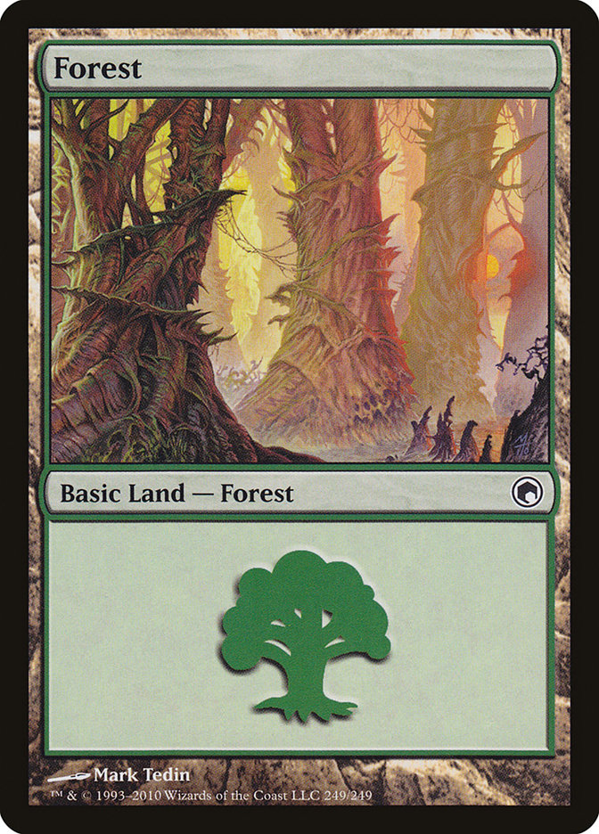 Forest (249) [Scars of Mirrodin] | Kessel Run Games Inc. 