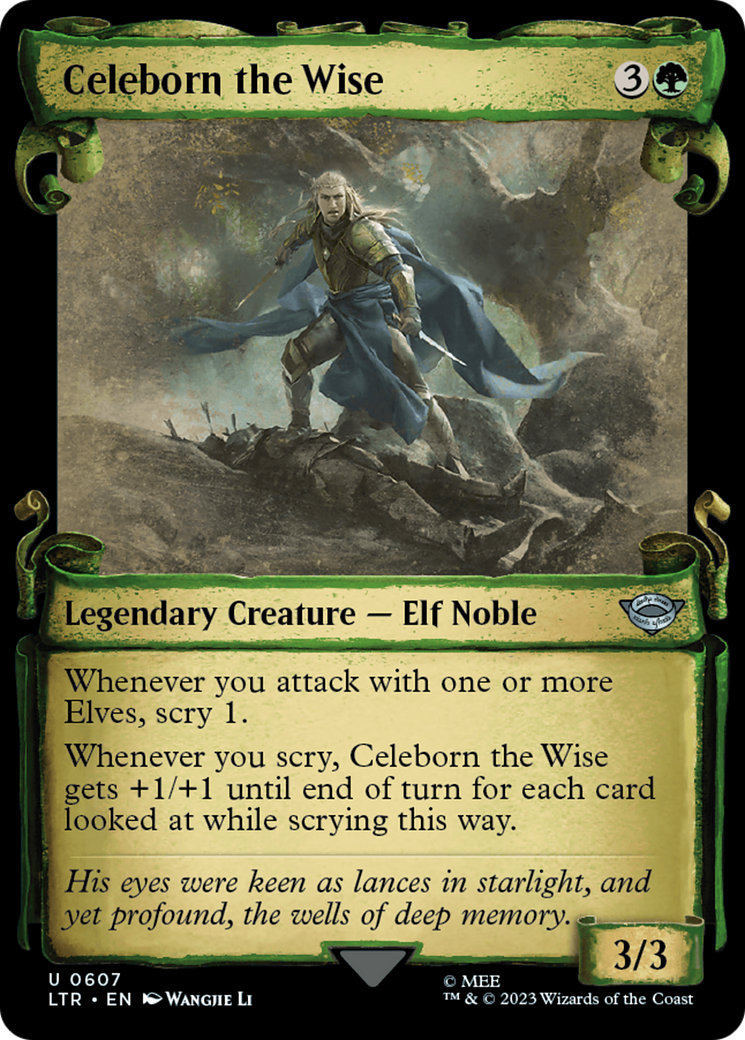 Celeborn the Wise [The Lord of the Rings: Tales of Middle-Earth Showcase Scrolls] | Kessel Run Games Inc. 