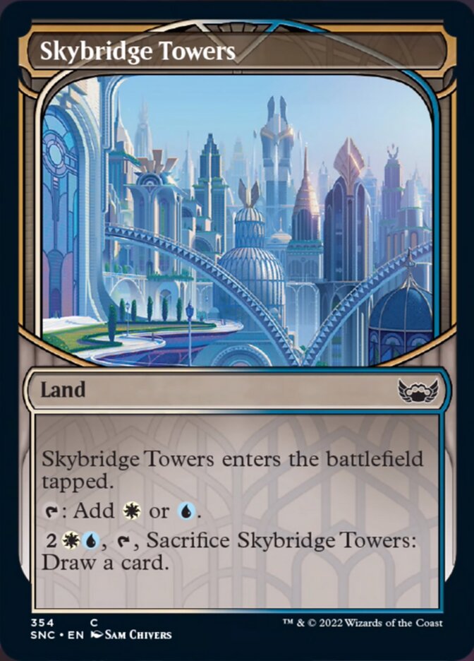 Skybridge Towers (Showcase Skyscraper) [Streets of New Capenna] | Kessel Run Games Inc. 