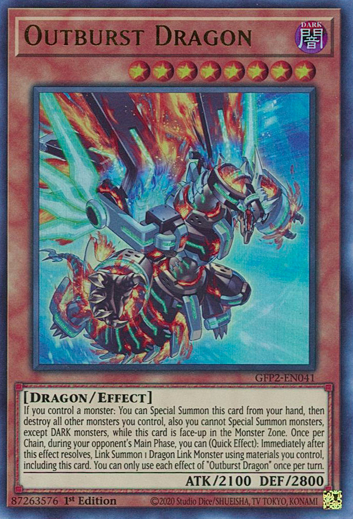 Outburst Dragon [GFP2-EN041] Ultra Rare | Kessel Run Games Inc. 