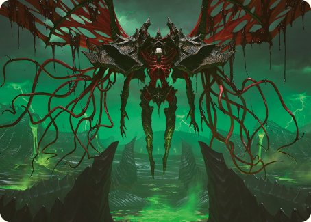 Archfiend of the Dross Art Card [Phyrexia: All Will Be One Art Series] | Kessel Run Games Inc. 