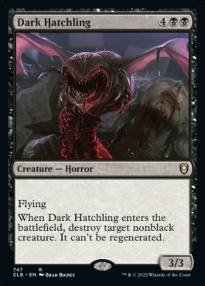 Dark Hatchling [Commander Legends: Battle for Baldur's Gate] | Kessel Run Games Inc. 