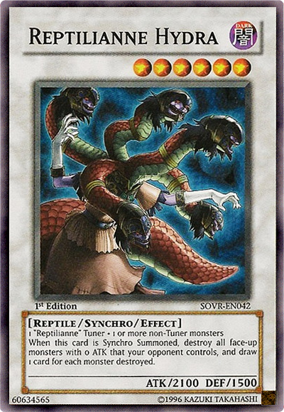 Reptilianne Hydra [SOVR-EN042] Super Rare | Kessel Run Games Inc. 