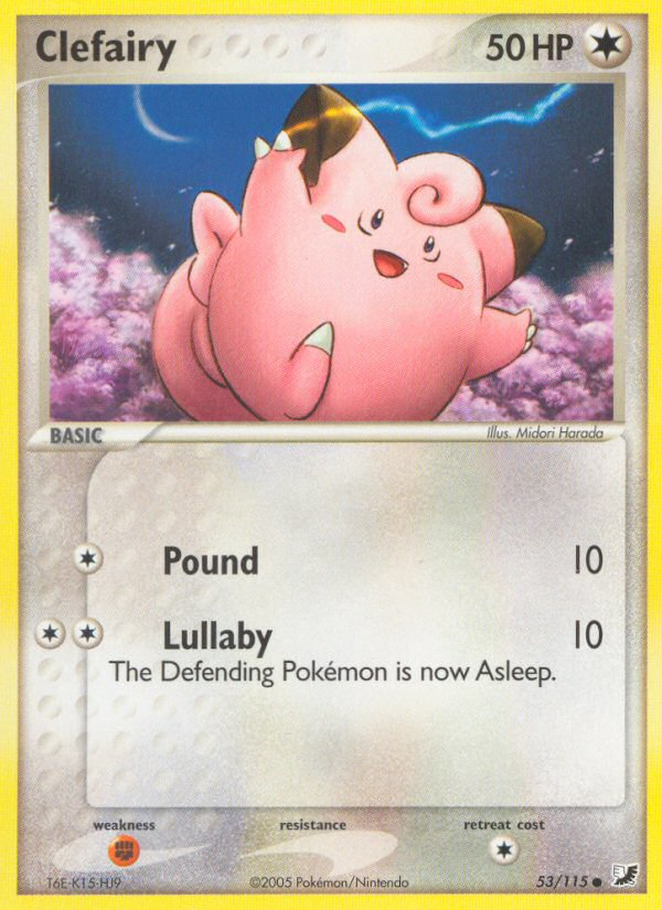 Clefairy (53/115) [EX: Unseen Forces] | Kessel Run Games Inc. 