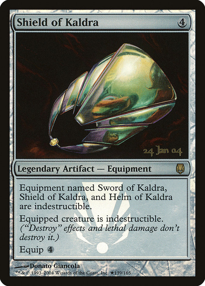 Shield of Kaldra [Darksteel Promos] | Kessel Run Games Inc. 