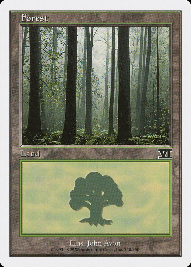 Forest (350) [Classic Sixth Edition] | Kessel Run Games Inc. 
