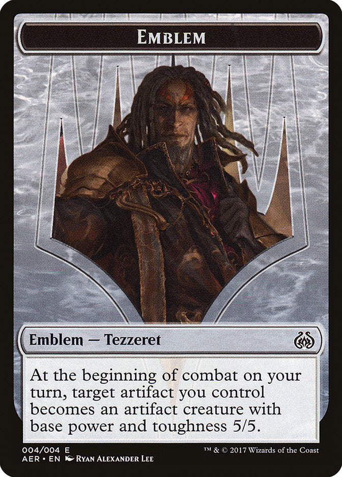 Tezzeret the Schemer Emblem [Aether Revolt Tokens] | Kessel Run Games Inc. 