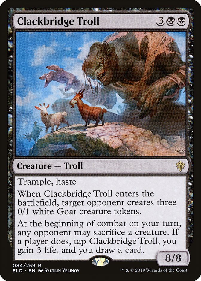 Clackbridge Troll [Throne of Eldraine] | Kessel Run Games Inc. 