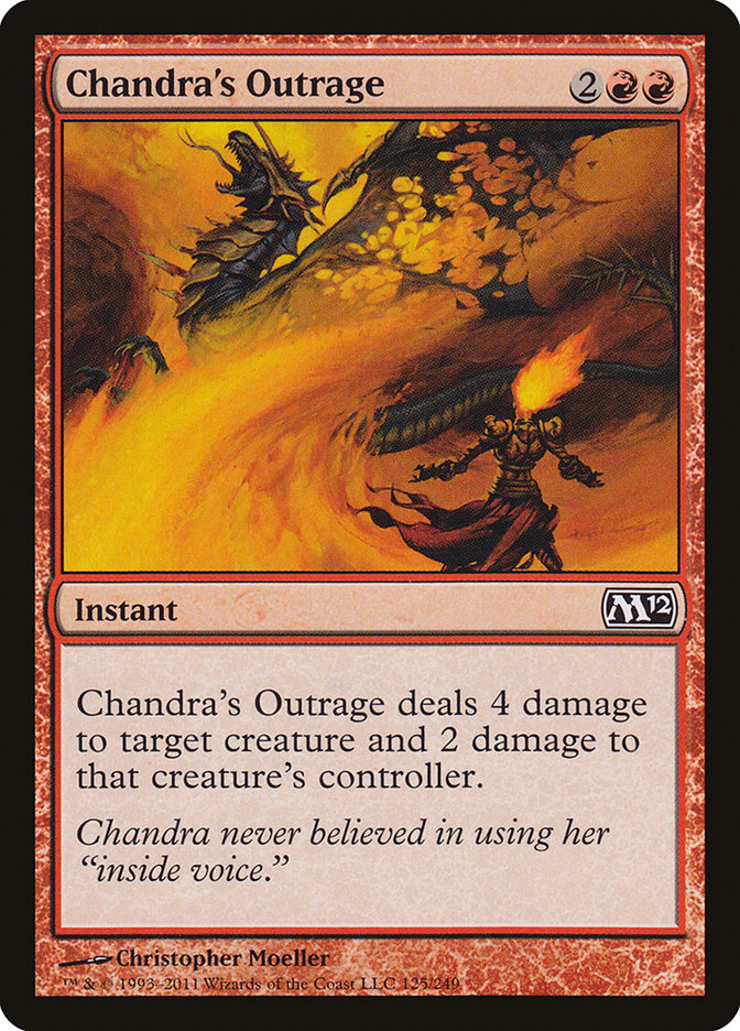 Chandra's Outrage [Magic 2012] | Kessel Run Games Inc. 