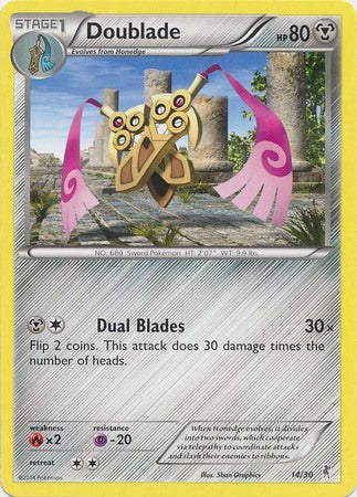 Doublade (14/30) [XY: Trainer Kit 1 - Bisharp] | Kessel Run Games Inc. 