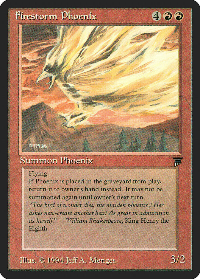 Firestorm Phoenix [Legends] | Kessel Run Games Inc. 