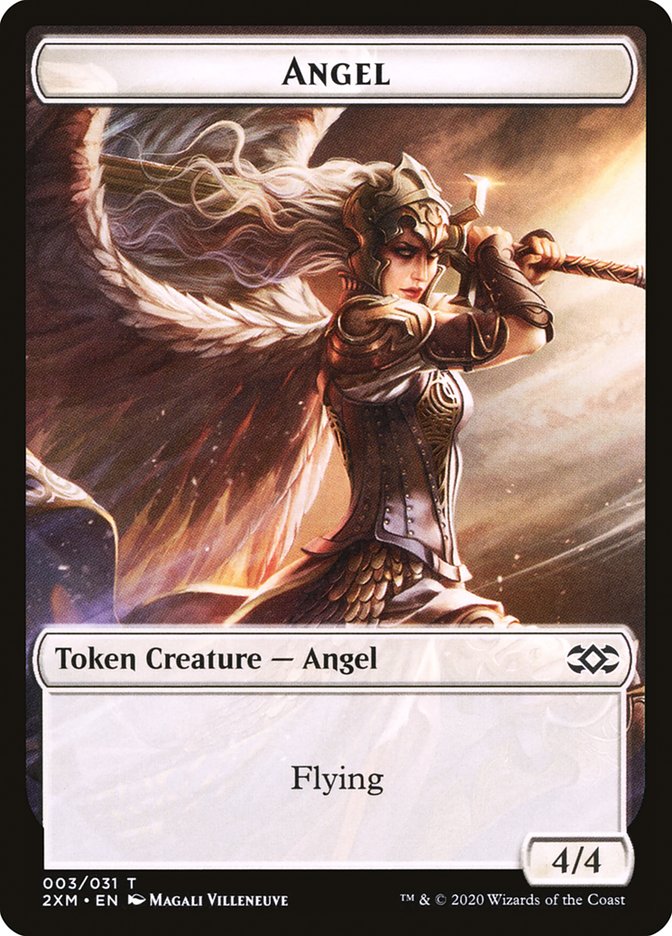 Angel Token [Double Masters Tokens] | Kessel Run Games Inc. 