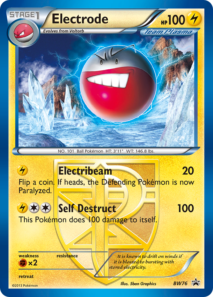 Electrode (BW76) [Black & White: Black Star Promos] | Kessel Run Games Inc. 