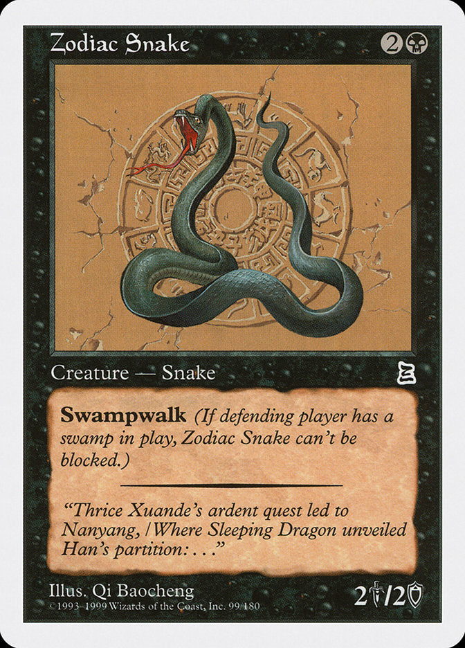 Zodiac Snake [Portal Three Kingdoms] | Kessel Run Games Inc. 