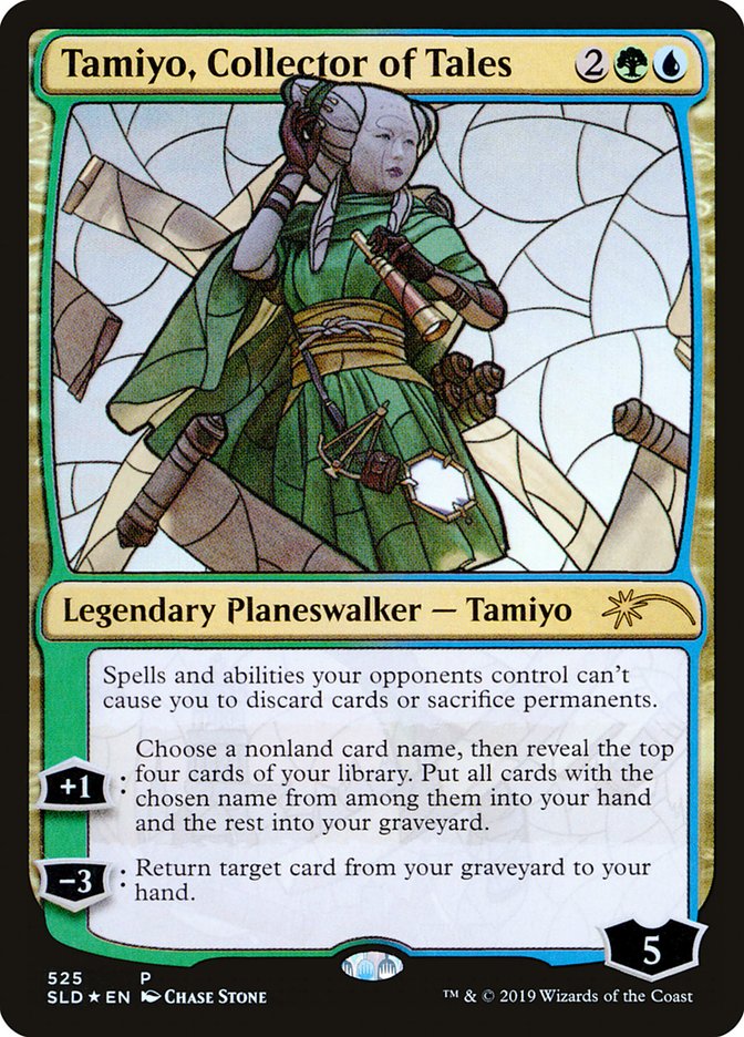 Tamiyo, Collector of Tales (Stained Glass) [Secret Lair Drop Promos] | Kessel Run Games Inc. 