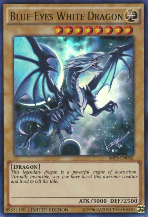 Blue-Eyes White Dragon [JMPS-EN002] Ultra Rare | Kessel Run Games Inc. 