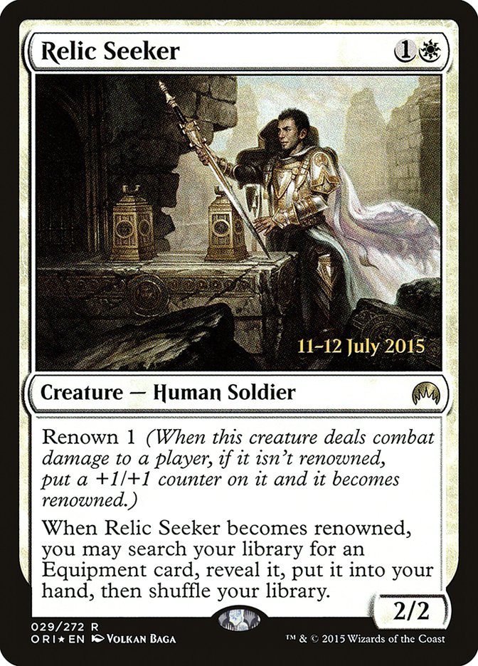 Relic Seeker [Magic Origins Prerelease Promos] | Kessel Run Games Inc. 