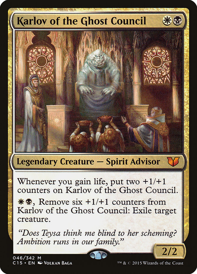 Karlov of the Ghost Council [Commander 2015] | Kessel Run Games Inc. 