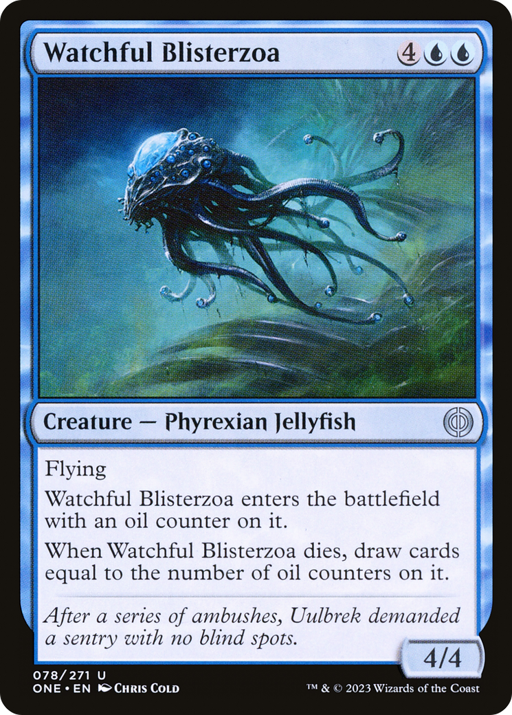 Watchful Blisterzoa [Phyrexia: All Will Be One] | Kessel Run Games Inc. 